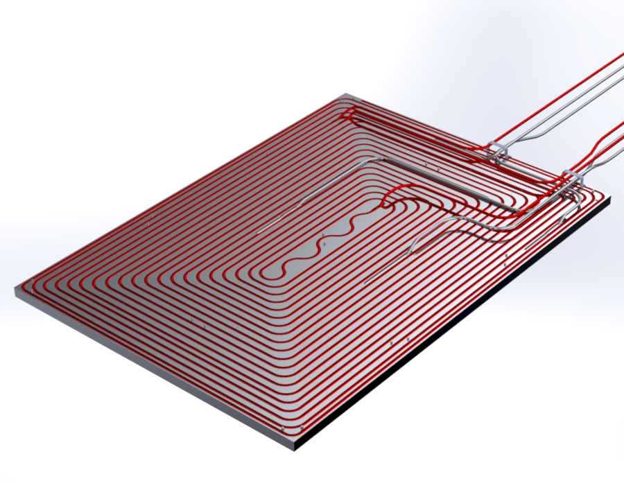 Plate heater for semiconductor
