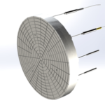 Aluminum heating pedestal